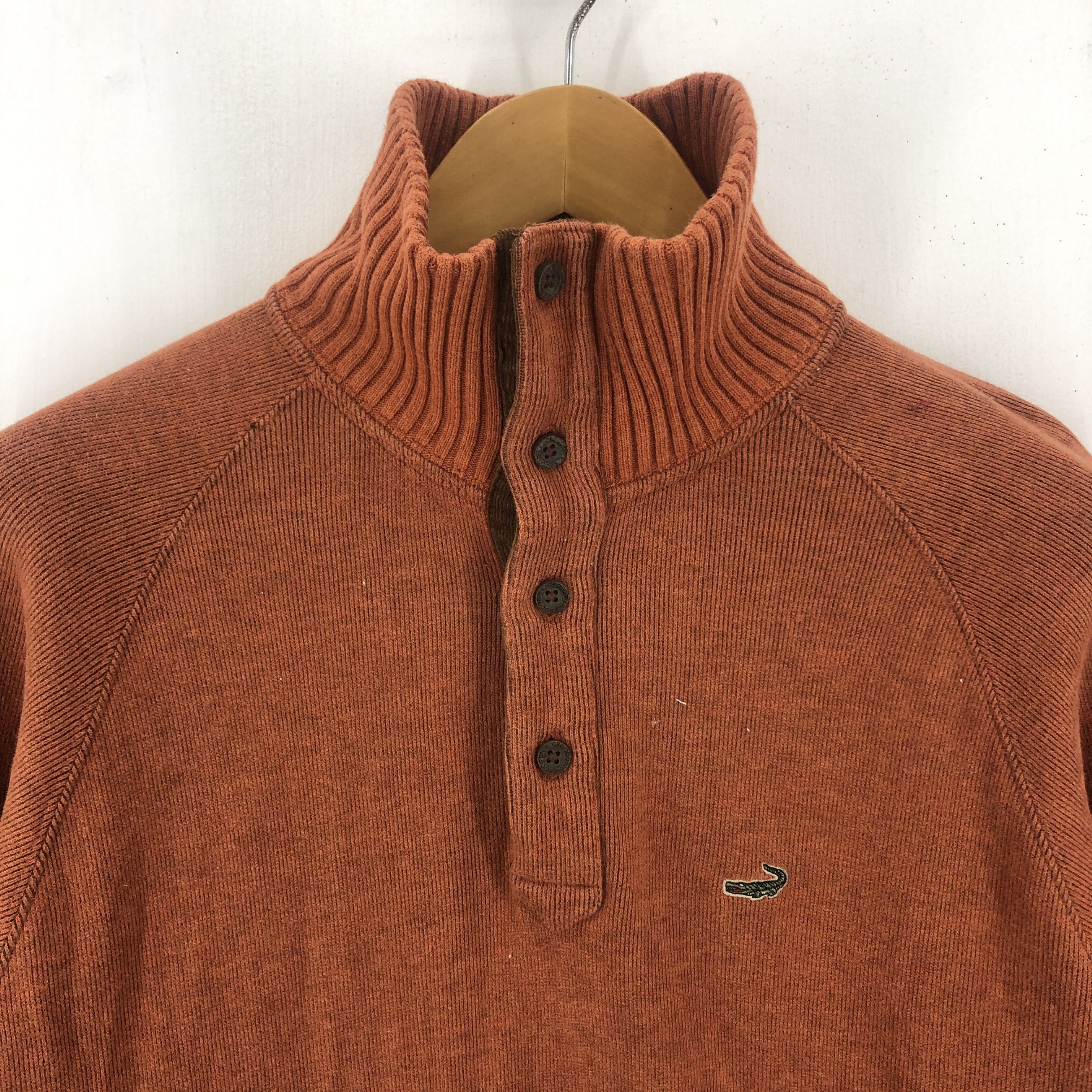 Japanese Brand CROCODILE Turtle Neck Sweatshirt #2012-12 Size US M / EU 48-50 / 2 - 2 Thumbnail