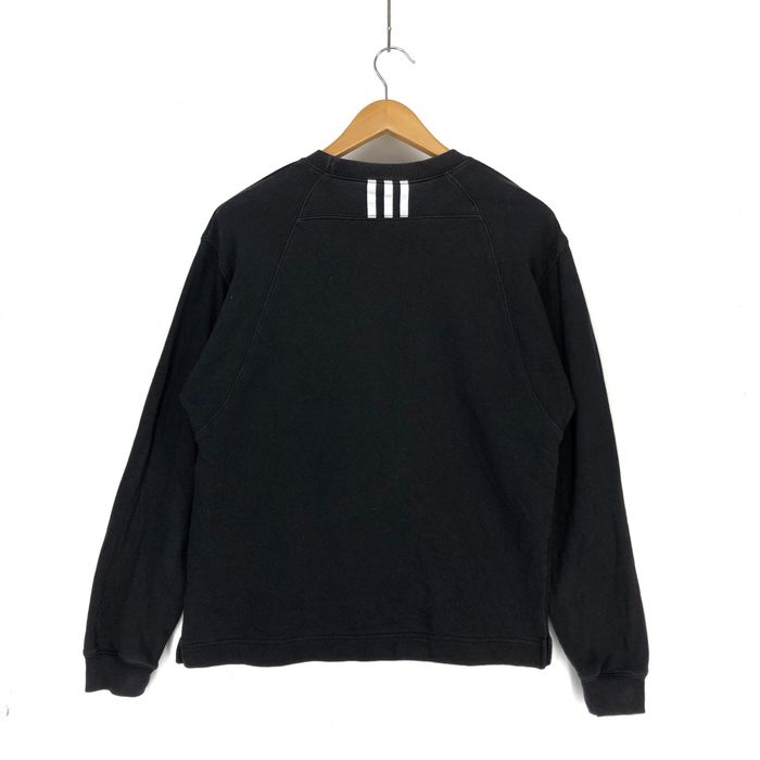 adidas three stripe crew neck sweatshirt