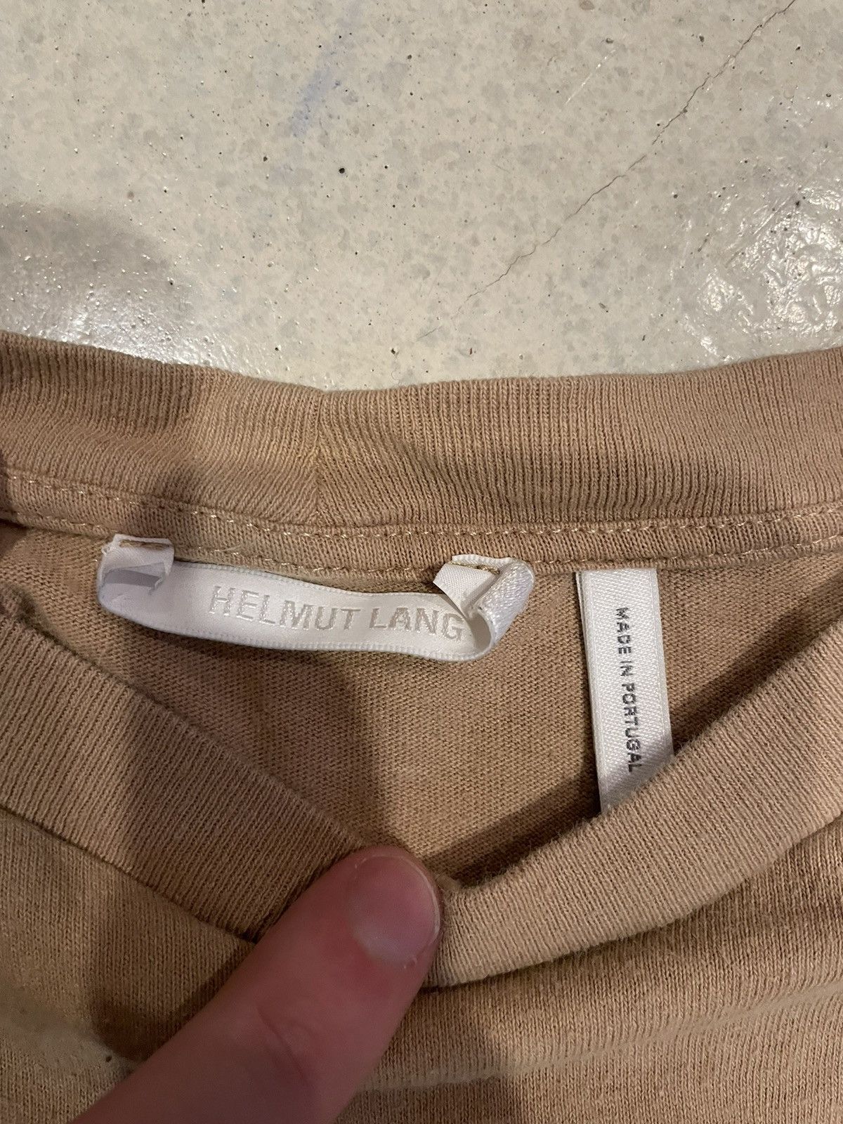 Helmut Lang Helmet lang logo tee Size US M / EU 48-50 / 2 - 2 Thumbnail