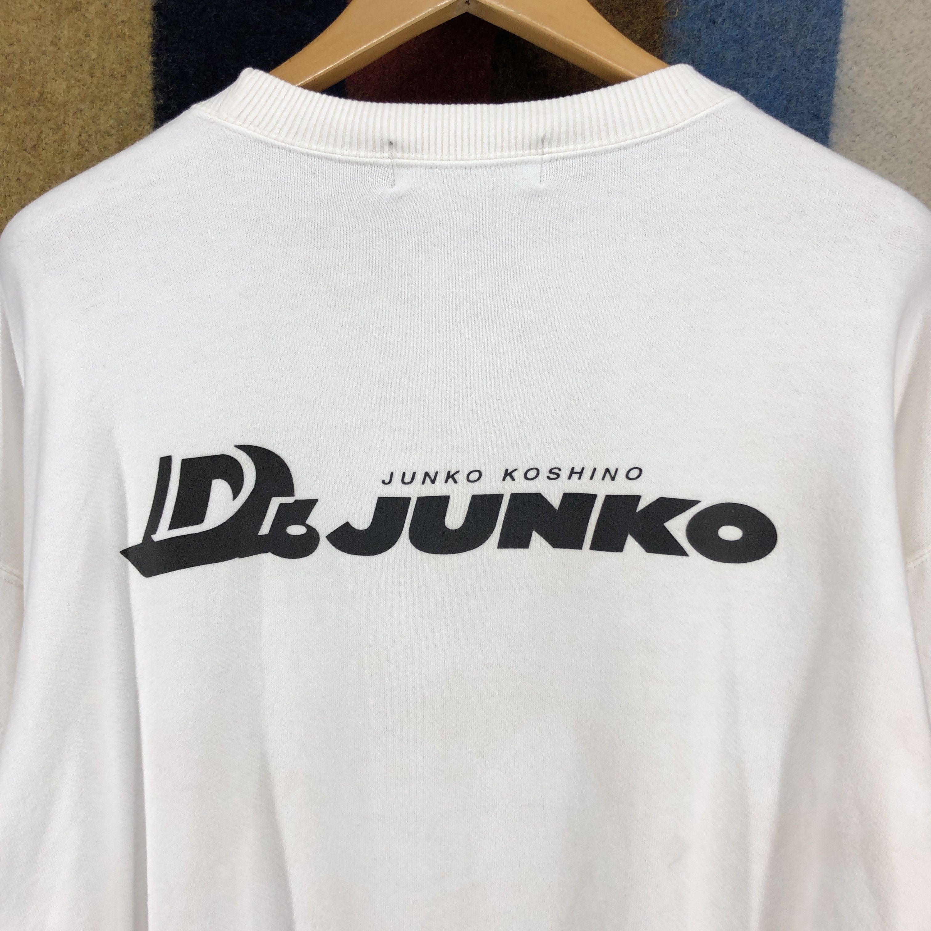 Japanese Brand DR JUNKO JUNKO KOSHINO Crew Neck Sweatshirt #0639/AB Size US L / EU 52-54 / 3 - 2 Thumbnail