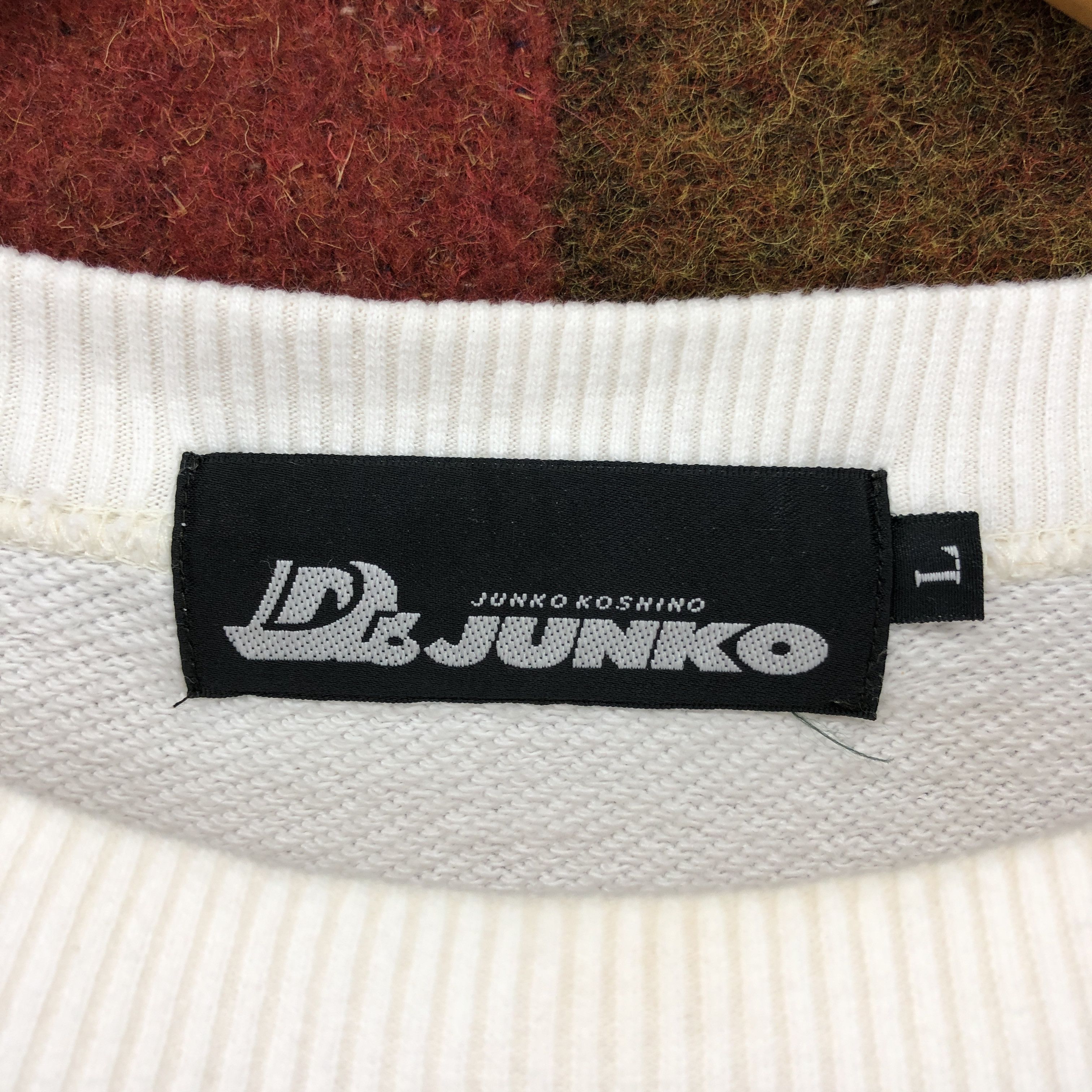 Japanese Brand DR JUNKO JUNKO KOSHINO Crew Neck Sweatshirt #0639/AB Size US L / EU 52-54 / 3 - 9 Thumbnail