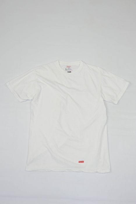 Supreme Supreme Hanes Comfort Soft Small Box Logo White T-shirt Tee