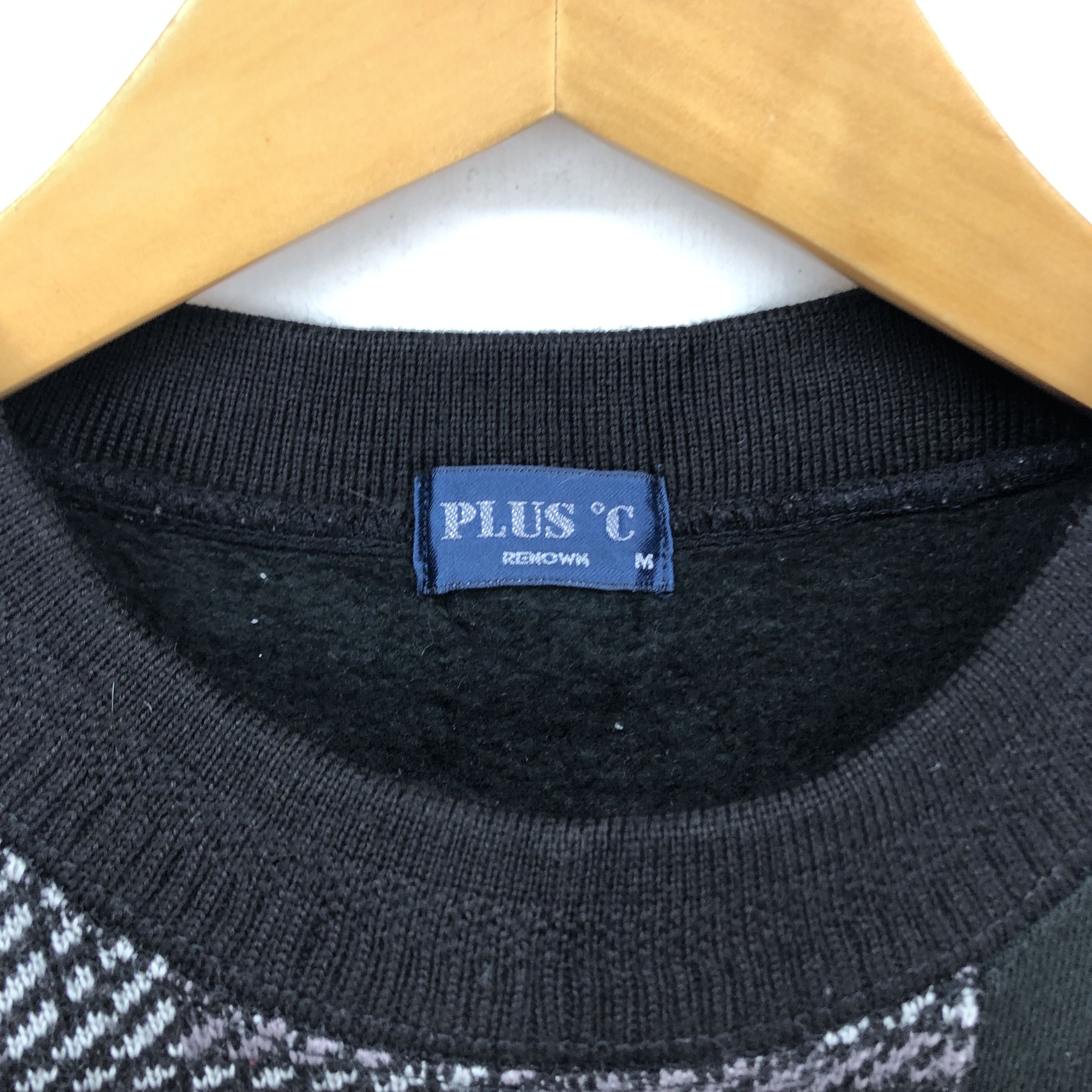 RENOWN PLUS C RENOWN Crew Neck Checker Sweatshirt #1572-58 Size US M / EU 48-50 / 2 - 4 Thumbnail