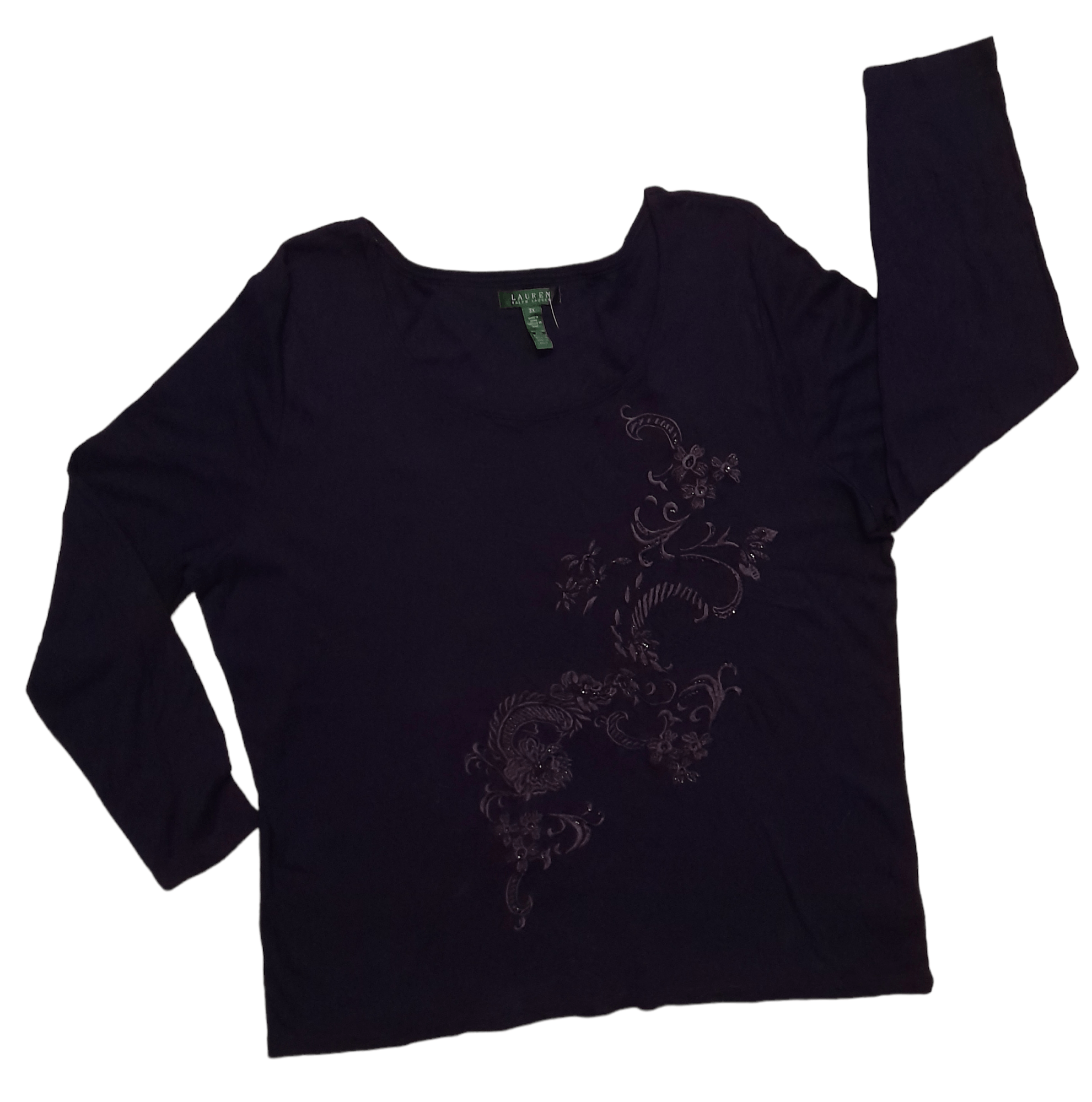 Lauren Ralph Lauren LAUREN RALPH LAUREN long sleeve t-shirt (S40) Size 3XL / US 20-22 - 1 Thumbnail