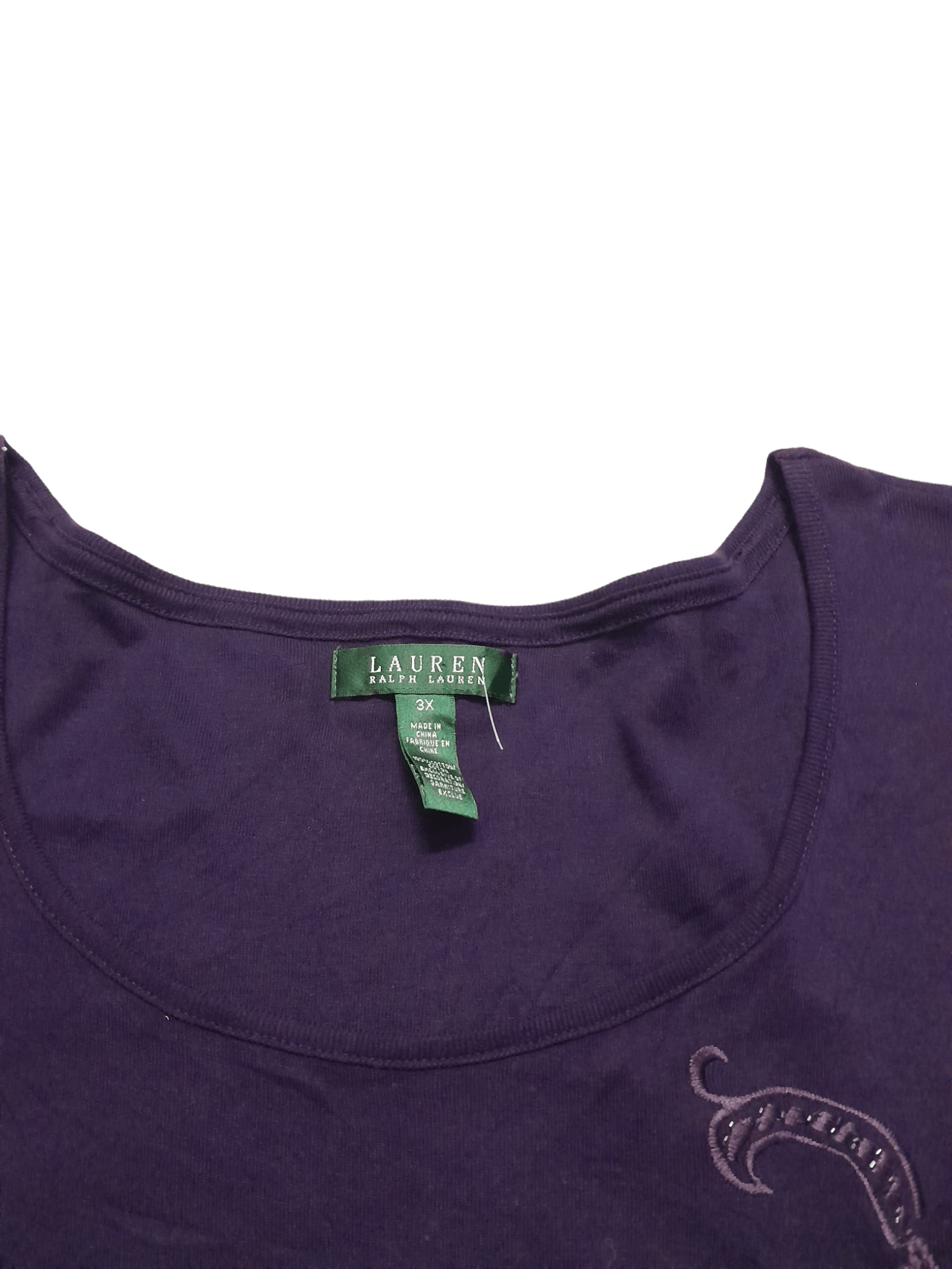 Lauren Ralph Lauren LAUREN RALPH LAUREN long sleeve t-shirt (S40) Size 3XL / US 20-22 - 4 Thumbnail