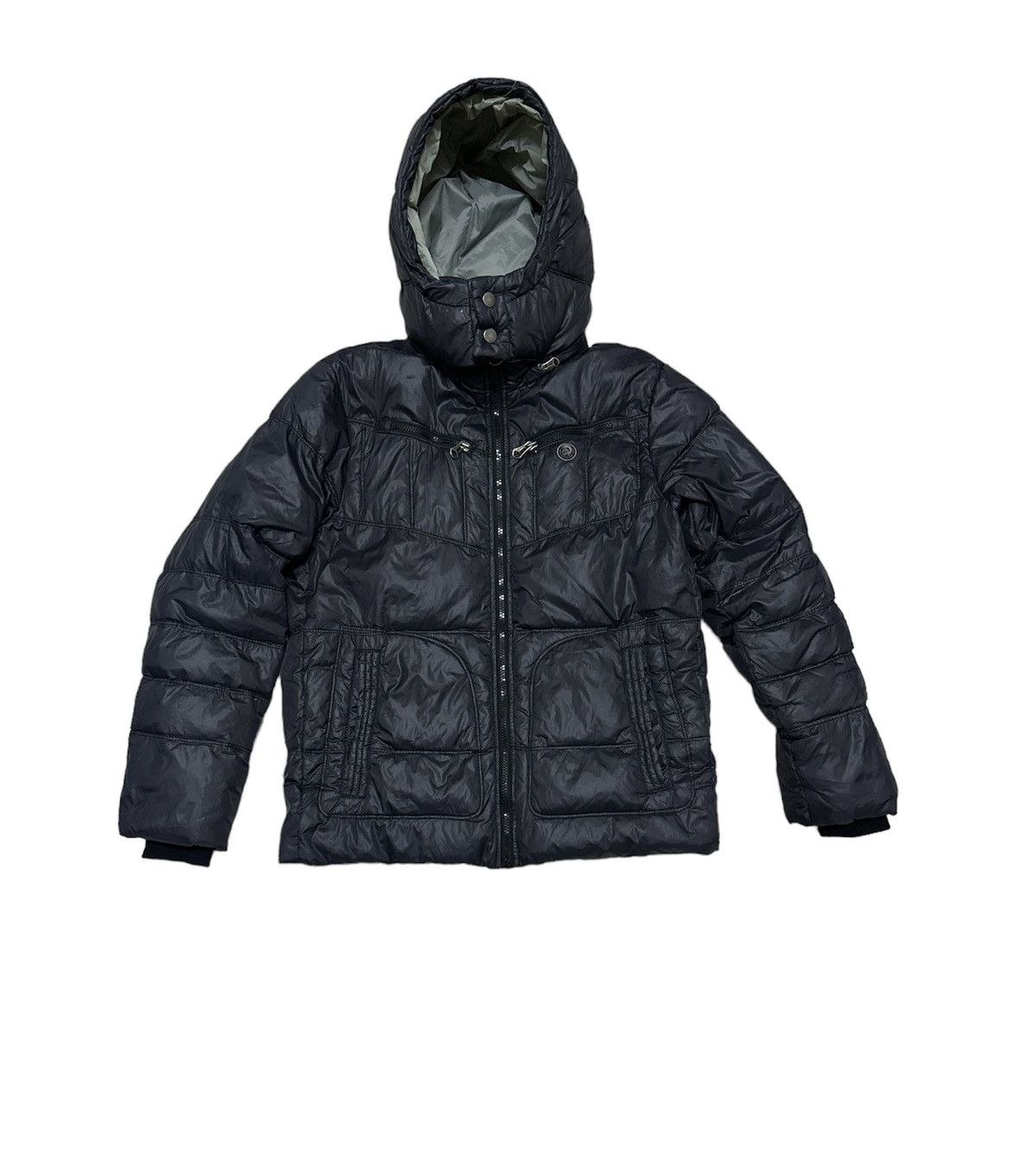 Diesel × Diesel Black Gold Diesel Puffer Jacket Design With Hoodie Size US XL / EU 56 / 4 - 1 Thumbnail