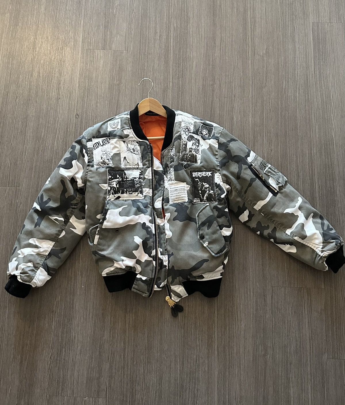 Rough Simmons Rough Simmons Berserk MA1 Bomber | Grailed