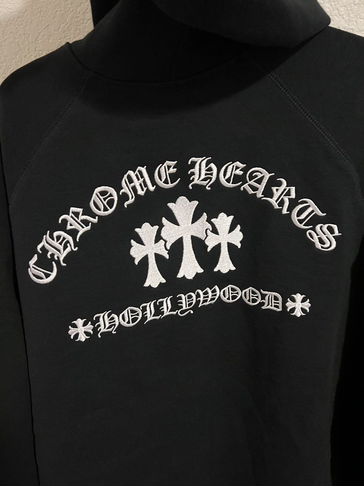 Chrome Hearts Chrome Hearts Hollywood Embroidery Full Zipup Hoodie