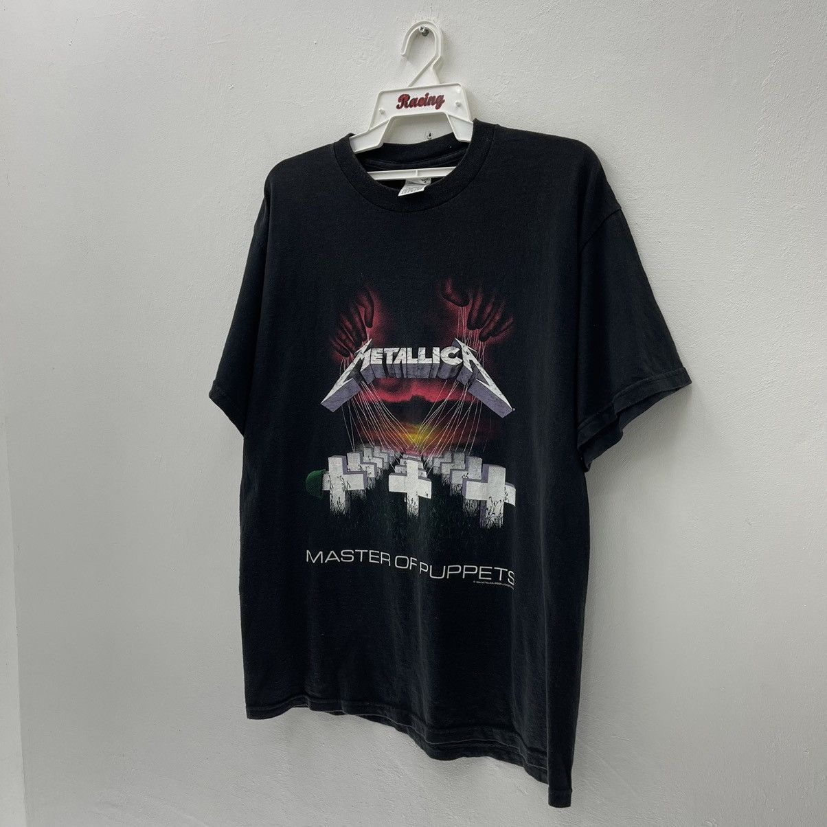 Band Tees Metallica Master Of Puppets Vintage 90s Rock Band T-Shirt Size US L / EU 52-54 / 3 - 6 Thumbnail