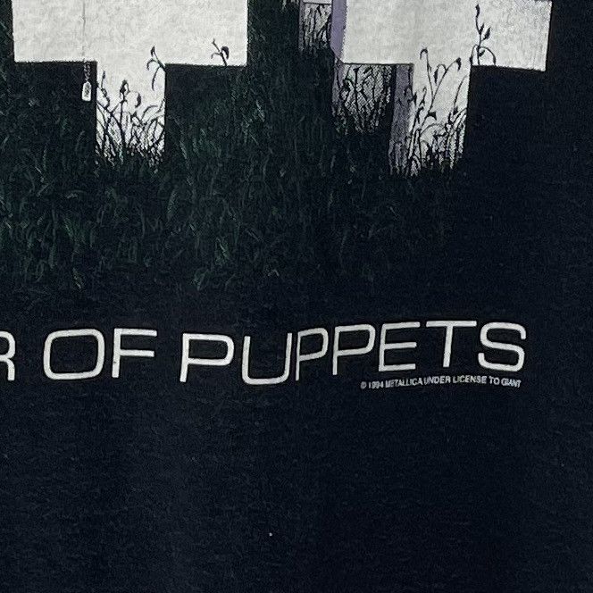 Band Tees Metallica Master Of Puppets Vintage 90s Rock Band T-Shirt Size US L / EU 52-54 / 3 - 2 Thumbnail