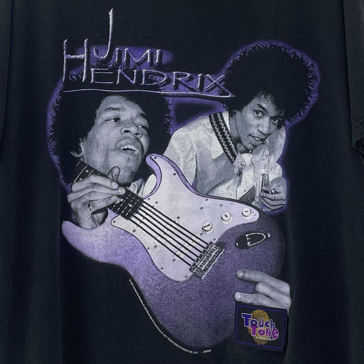 Band Tees Jimi Hendrix Vintage 1997 T-Shirt Authentic Hendrix Size US XL / EU 56 / 4 - 2 Thumbnail