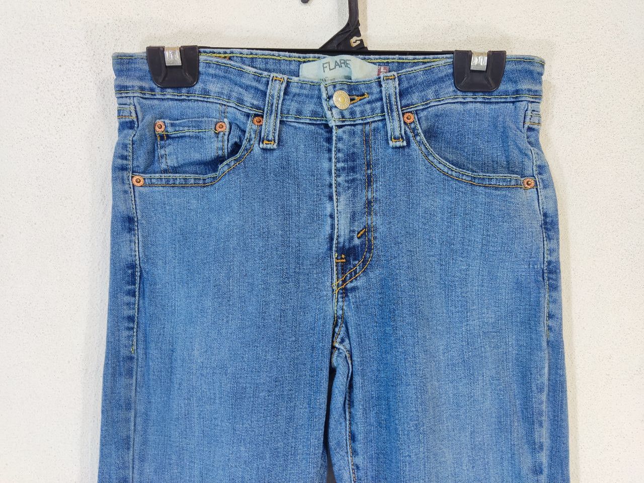 Levi's vintage levis 519 flare bootcut denim nice design Size 30" / US 8 / IT 44 - 12 Thumbnail