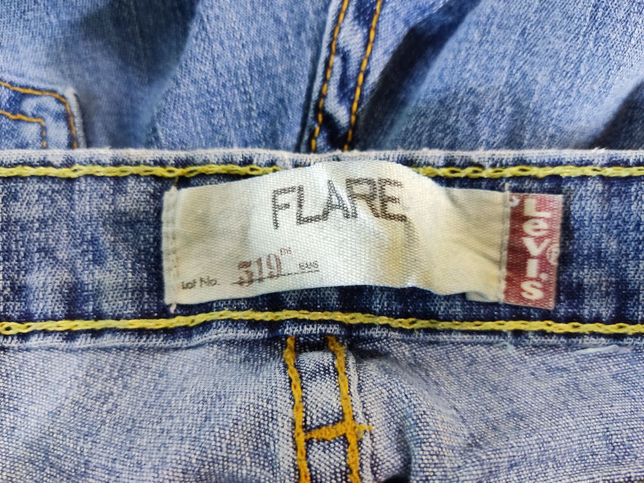 Levi's vintage levis 519 flare bootcut denim nice design Size 30" / US 8 / IT 44 - 7 Thumbnail