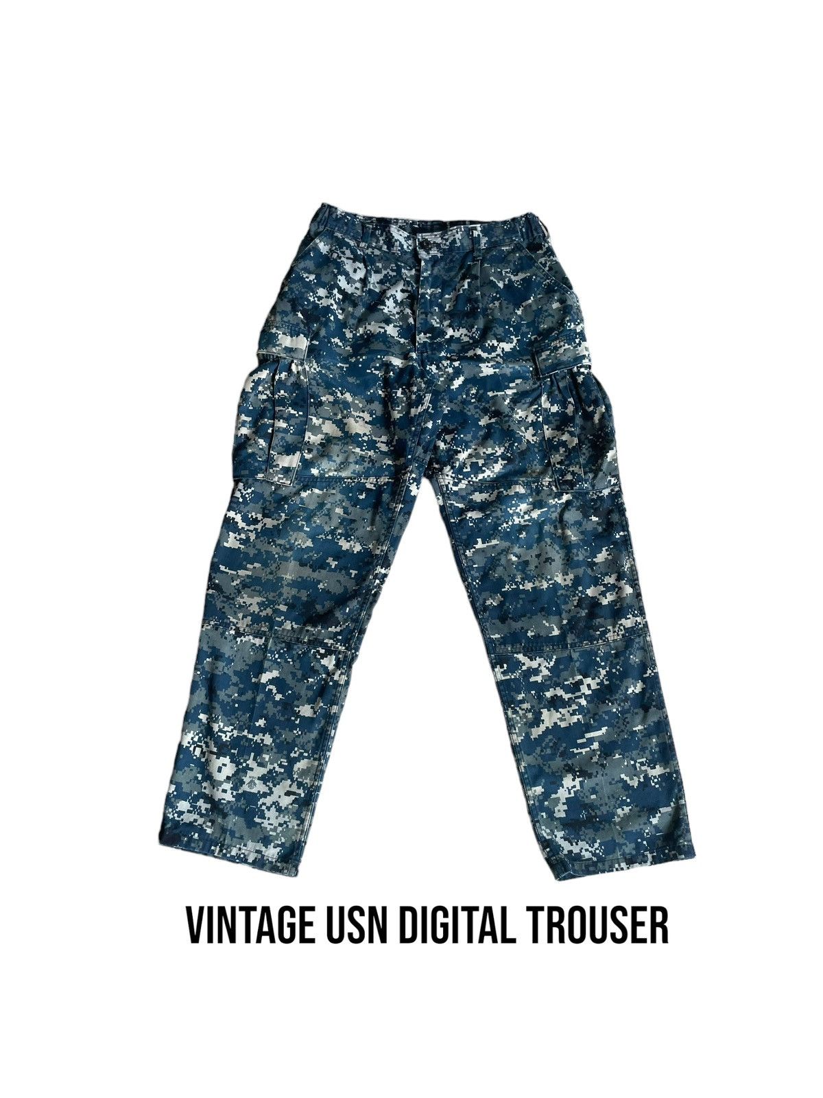 Other Vintage Usn Digital Camouflage Cargo Trouser Size US 32 / EU 48 - 1 Thumbnail
