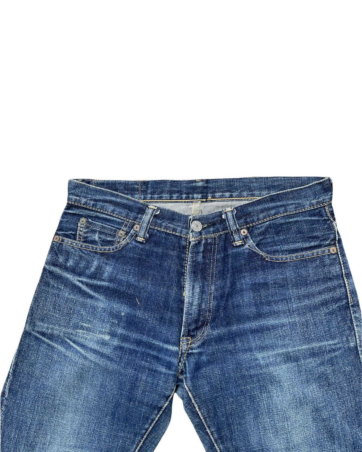 Japanese Brand Skull Jeans by Analchemist Vintage Aging Distressed Denim Size US 31 - 7 Thumbnail