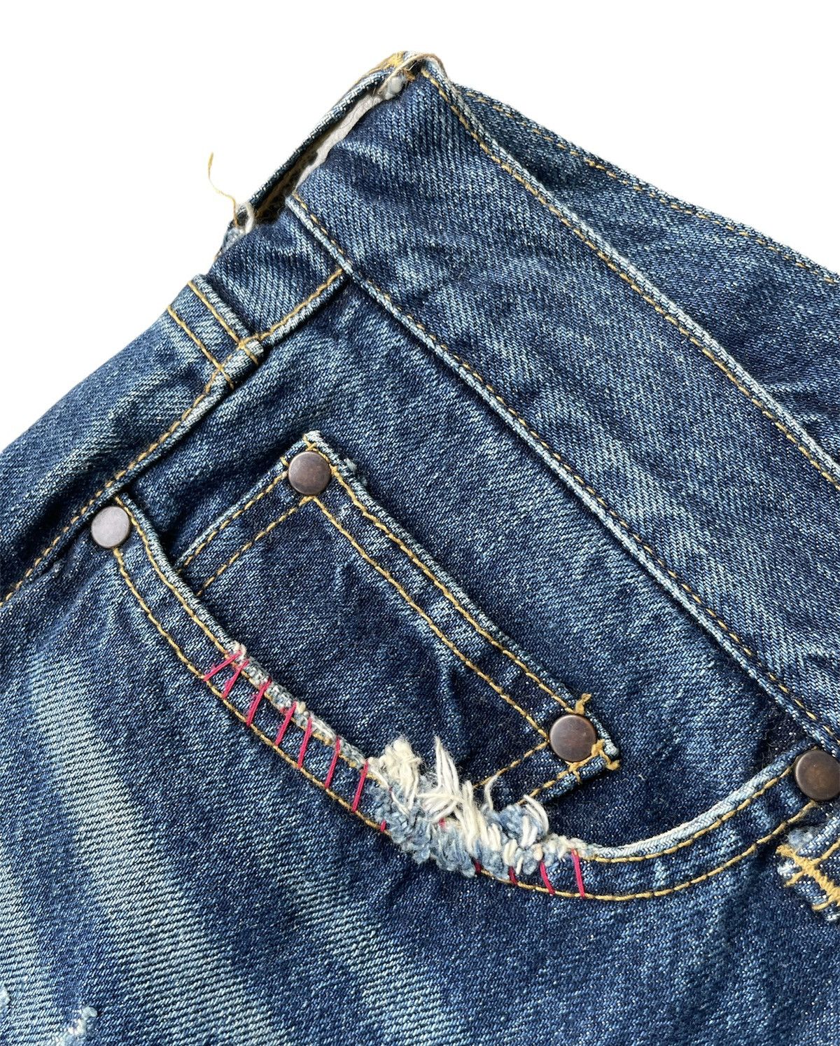 Japanese Brand × Vintage E2 Denim Japan Made Selvedge Denim Size US 34 / EU 50 - 9 Thumbnail
