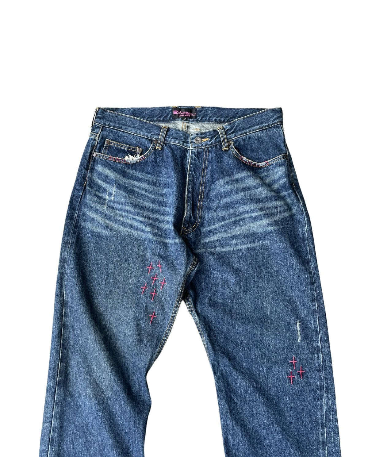 Japanese Brand × Vintage E2 Denim Japan Made Selvedge Denim Size US 34 / EU 50 - 5 Thumbnail