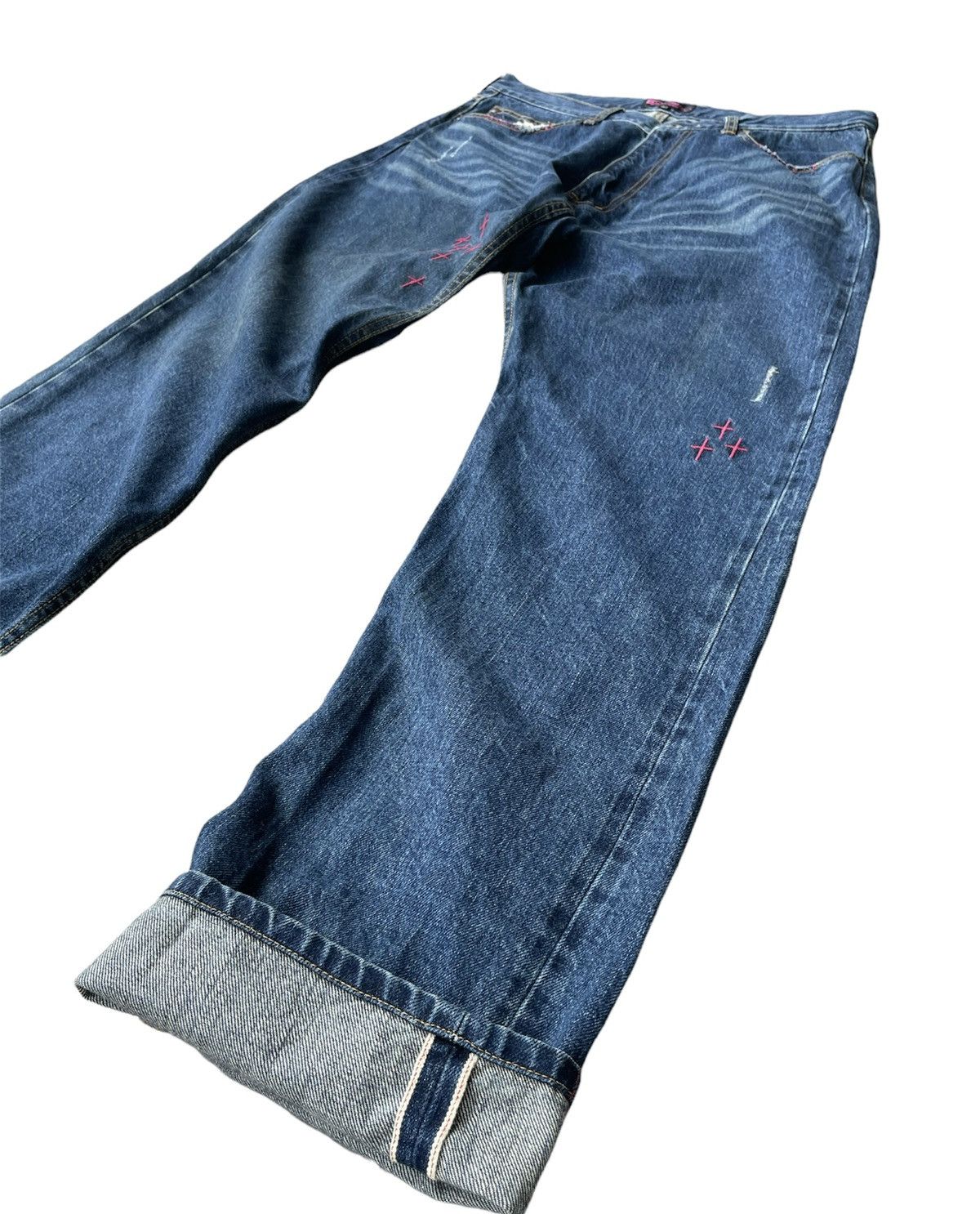 Japanese Brand × Vintage E2 Denim Japan Made Selvedge Denim Size US 34 / EU 50 - 3 Thumbnail