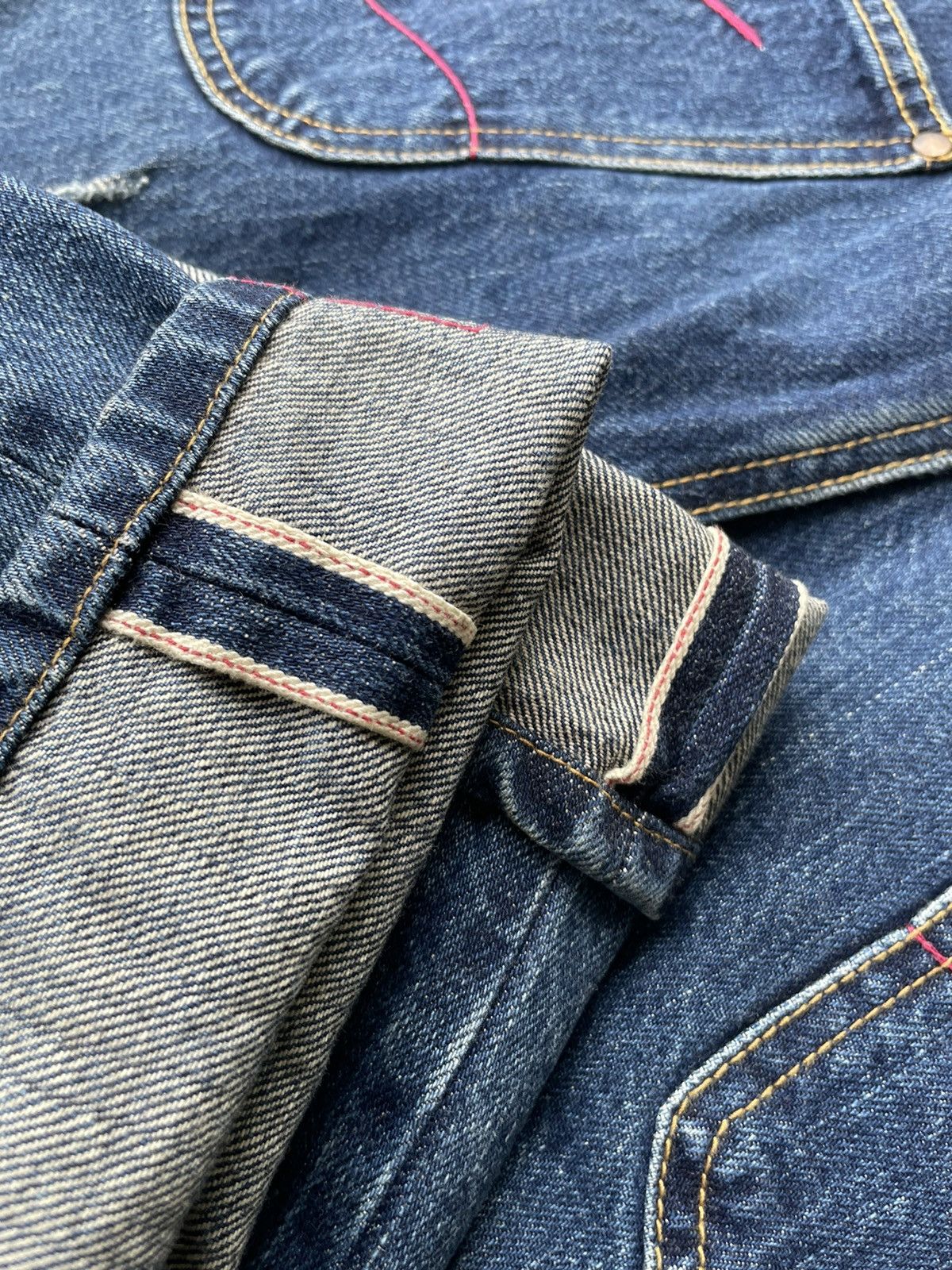 Japanese Brand × Vintage E2 Denim Japan Made Selvedge Denim Size US 34 / EU 50 - 20 Thumbnail