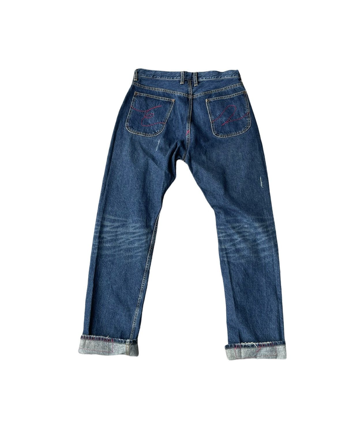 Japanese Brand × Vintage E2 Denim Japan Made Selvedge Denim Size US 34 / EU 50 - 13 Thumbnail