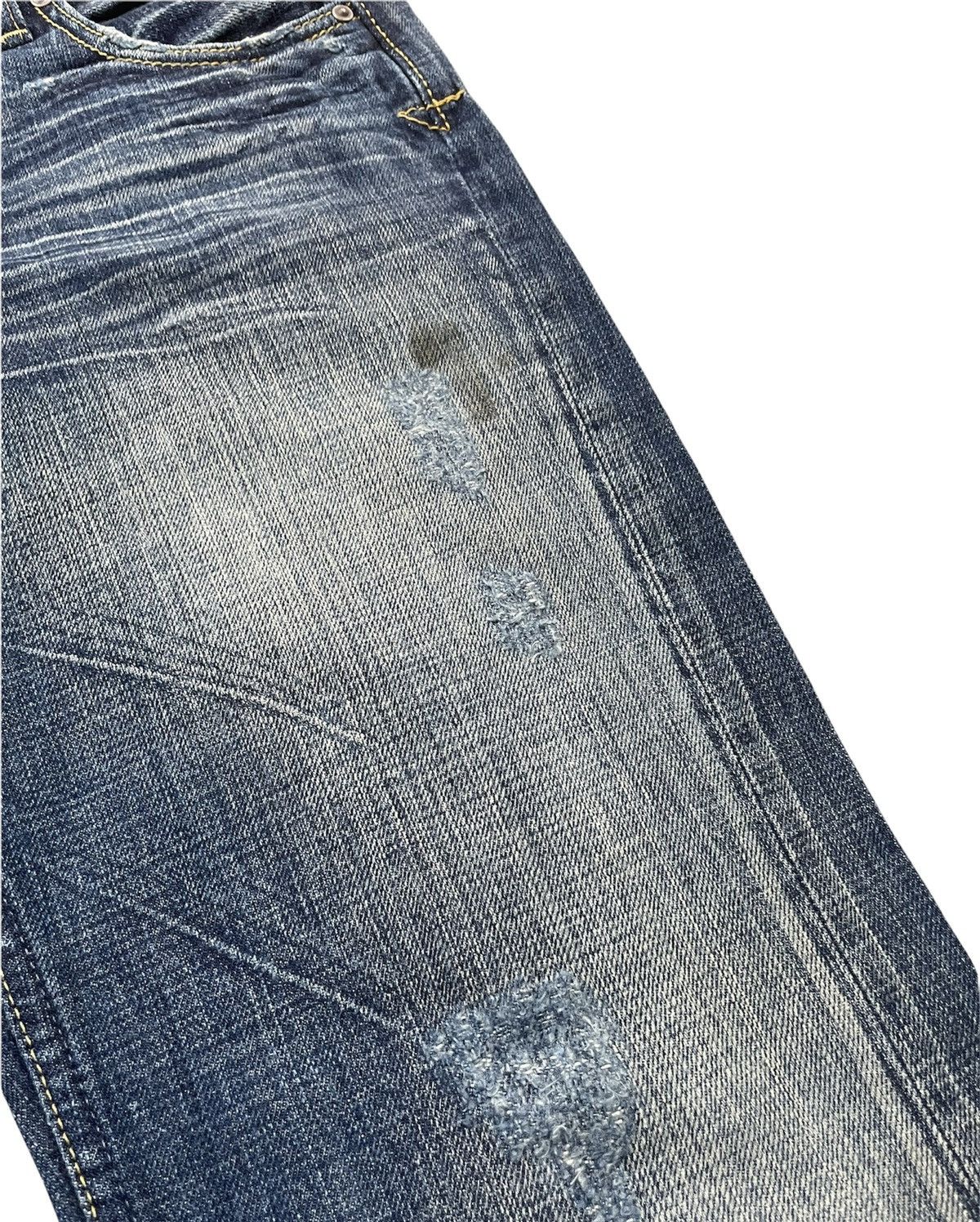 Japanese Brand Sweet CAMEL Flare Half Selvedge Custom Denim Size US 31 - 5 Thumbnail