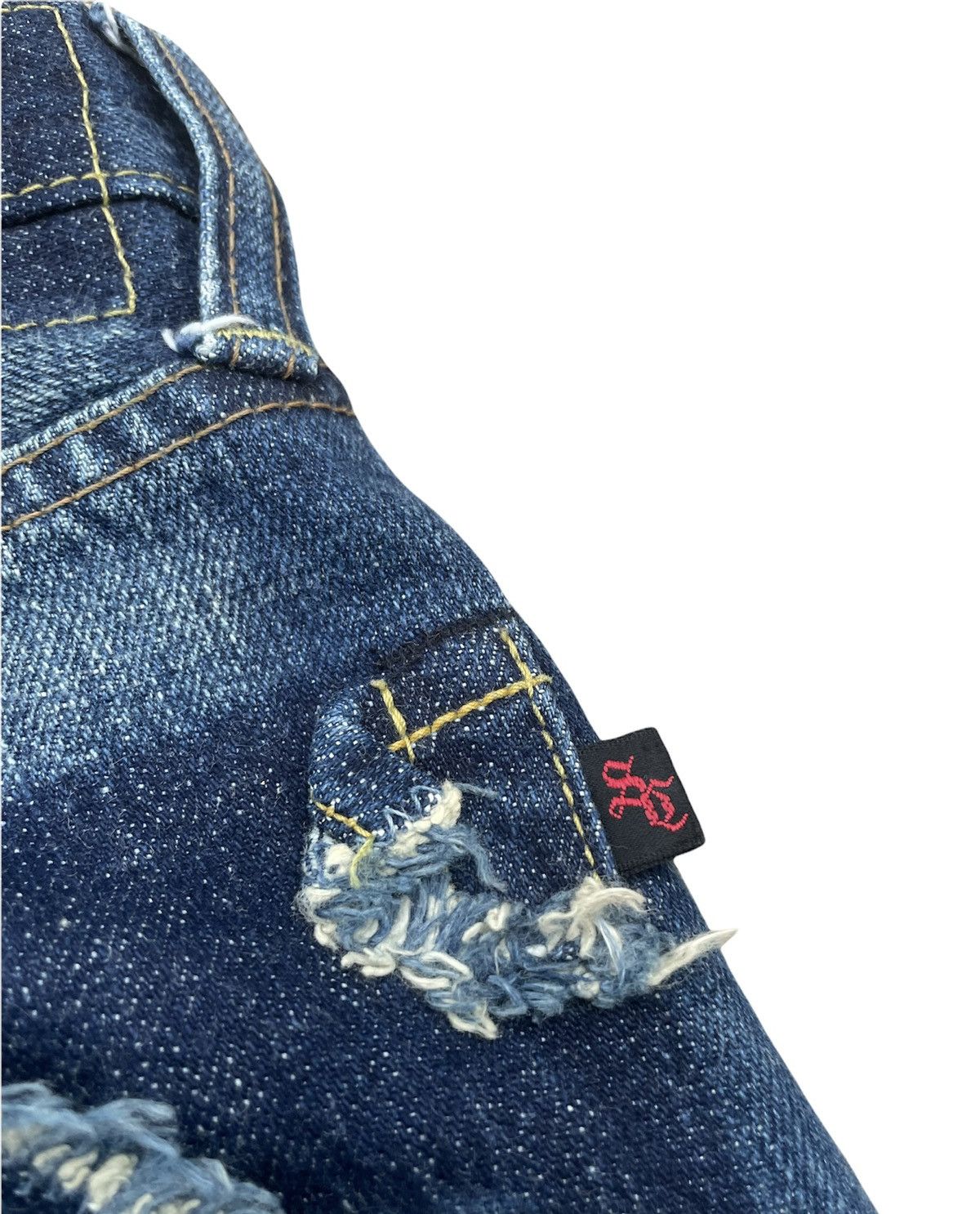 Japanese Brand Sweet CAMEL Flare Half Selvedge Custom Denim Size US 31 - 15 Thumbnail