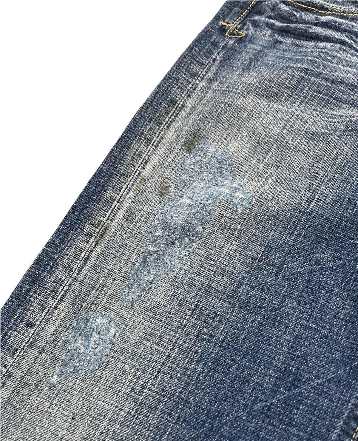 Japanese Brand Sweet CAMEL Flare Half Selvedge Custom Denim Size US 31 - 6 Thumbnail