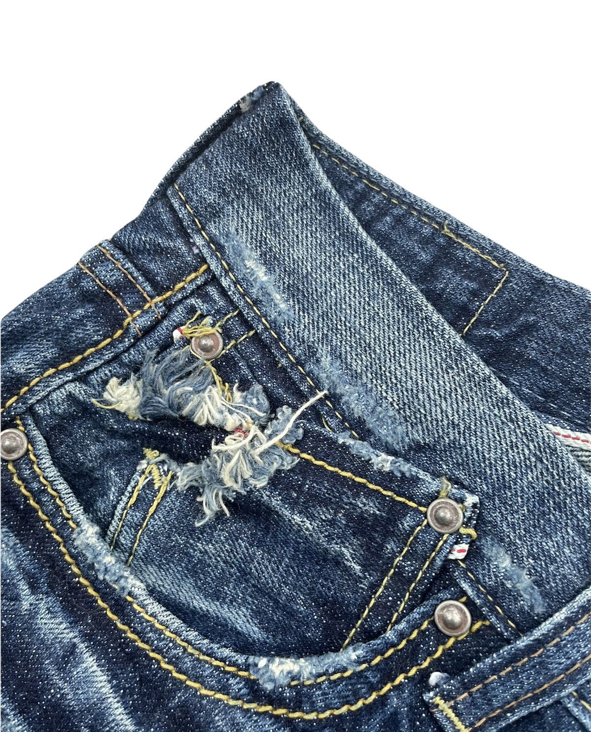 Japanese Brand Sweet CAMEL Flare Half Selvedge Custom Denim Size US 31 - 8 Thumbnail