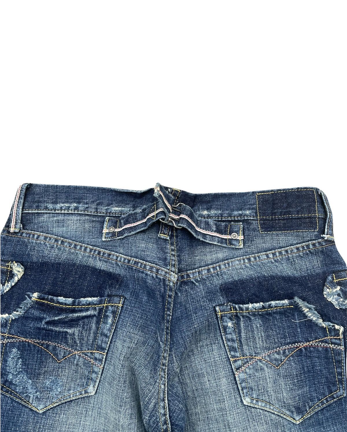 Japanese Brand Sweet CAMEL Flare Half Selvedge Custom Denim Size US 31 - 14 Thumbnail