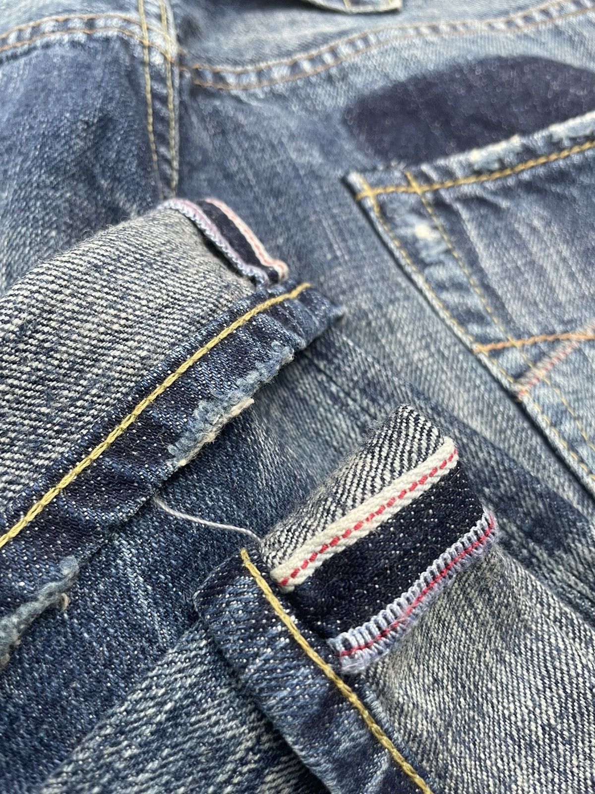 Japanese Brand Sweet CAMEL Flare Half Selvedge Custom Denim Size US 31 - 17 Thumbnail