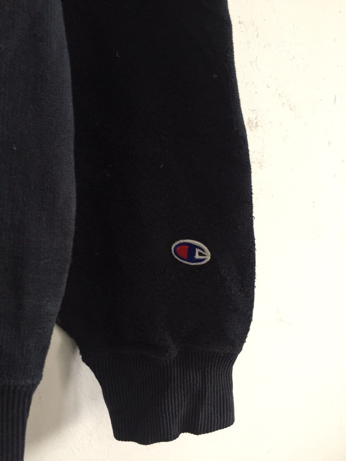 Champion HEAT🔥90s Champion Spellout Black Oversized Jumper Size US XL / EU 56 / 4 - 4 Thumbnail