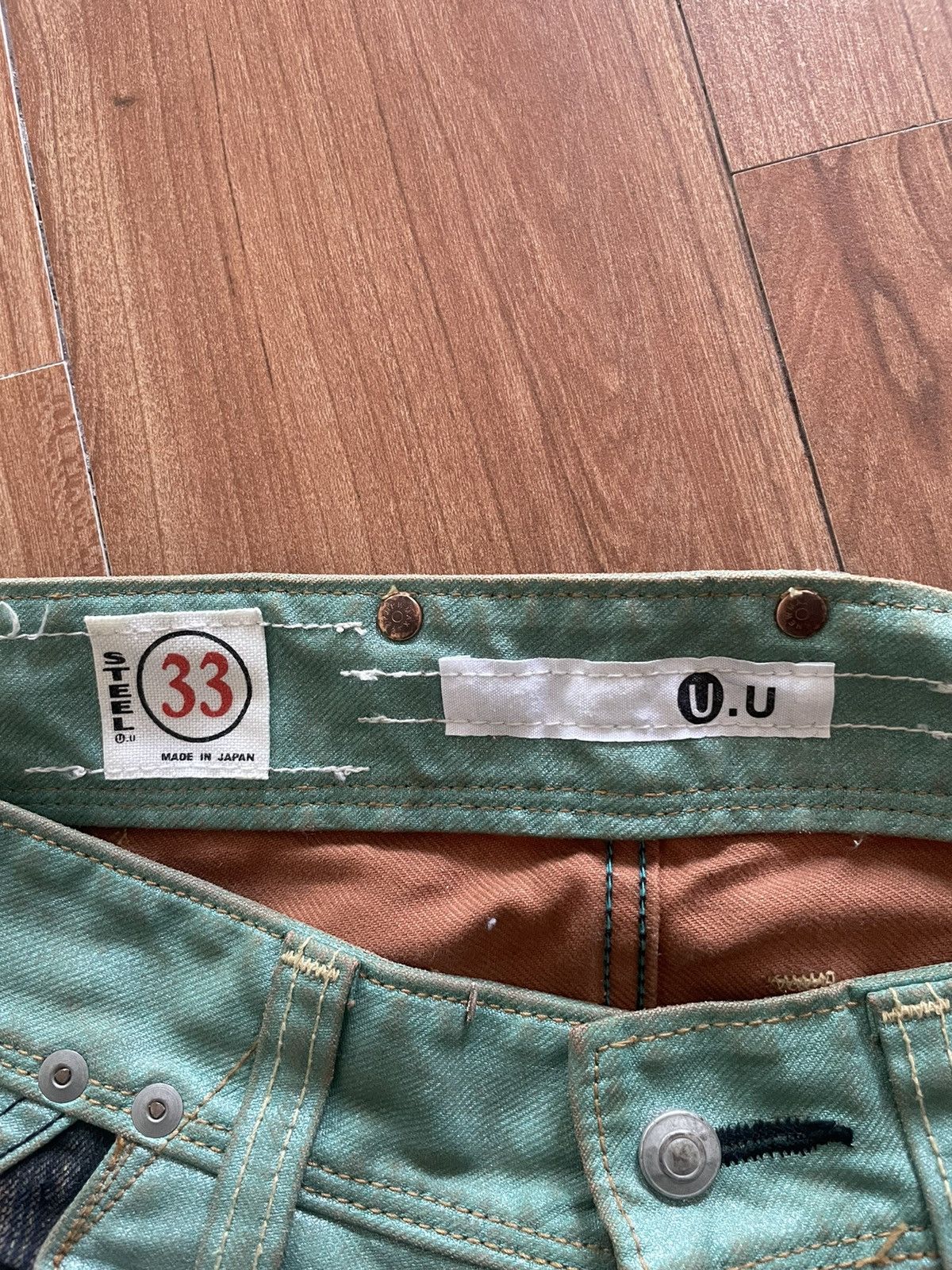 Japanese Brand Steel U.U jeans Size US 33 - 4 Thumbnail