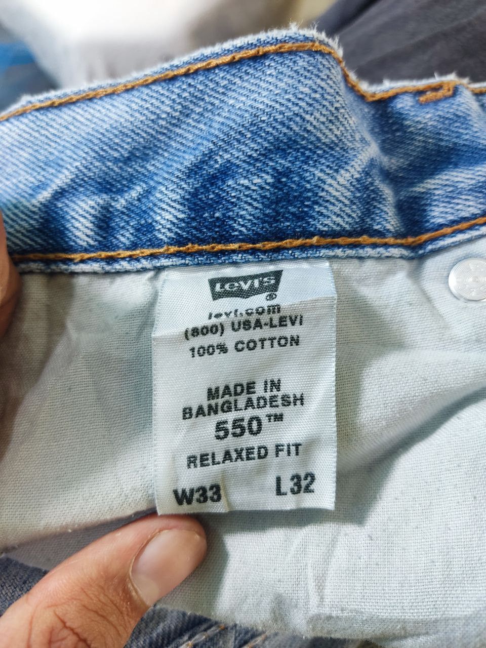 Levi's vintage levis 550 relaxed fit denim Size US 34 / EU 50 - 5 Thumbnail