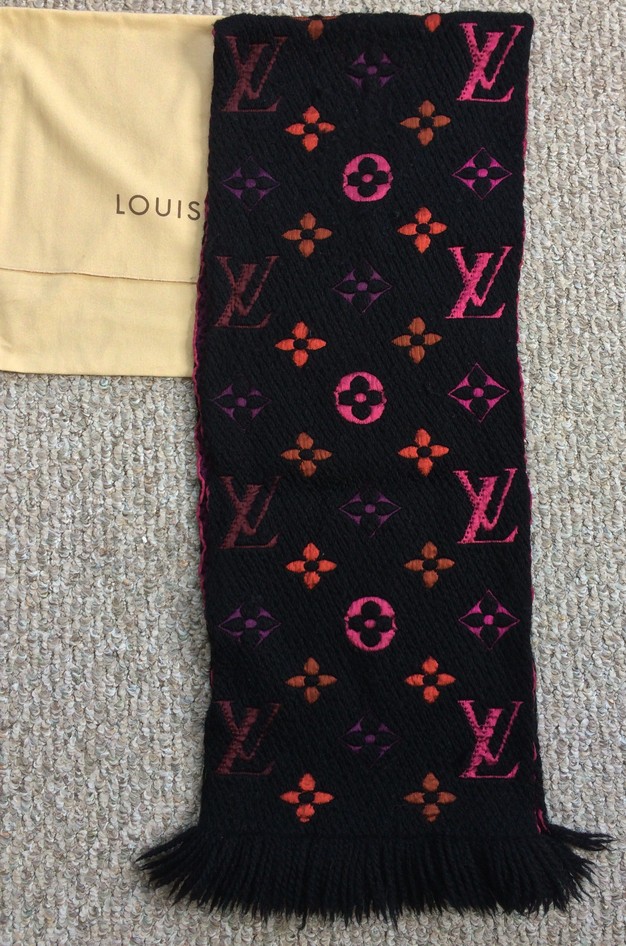 Louis Vuitton Louis Vuitton Logomania Multicolor Monogram Scarf Size ONE SIZE - 2 Thumbnail