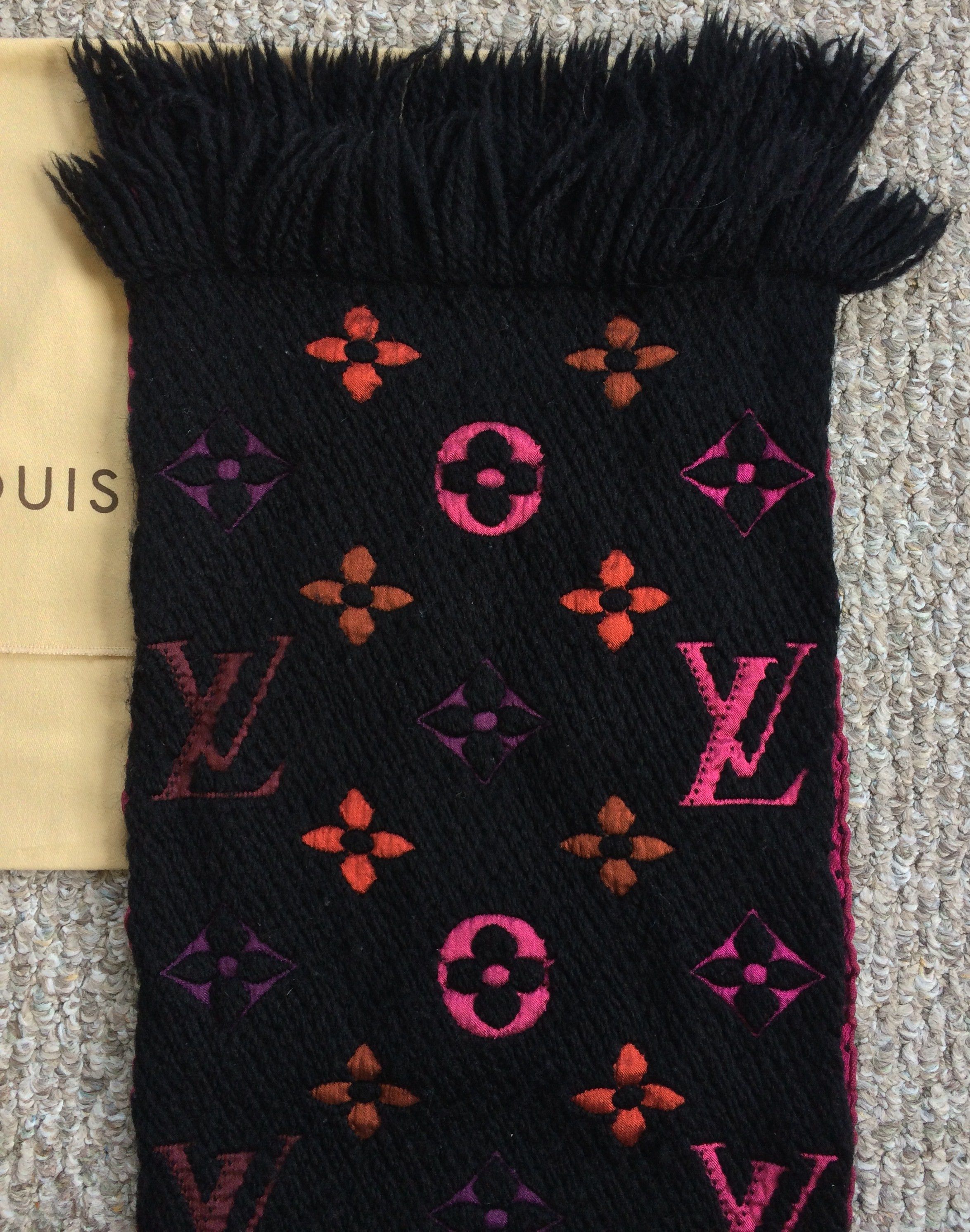 Louis Vuitton Louis Vuitton Logomania Multicolor Monogram Scarf Size ONE SIZE - 4 Thumbnail
