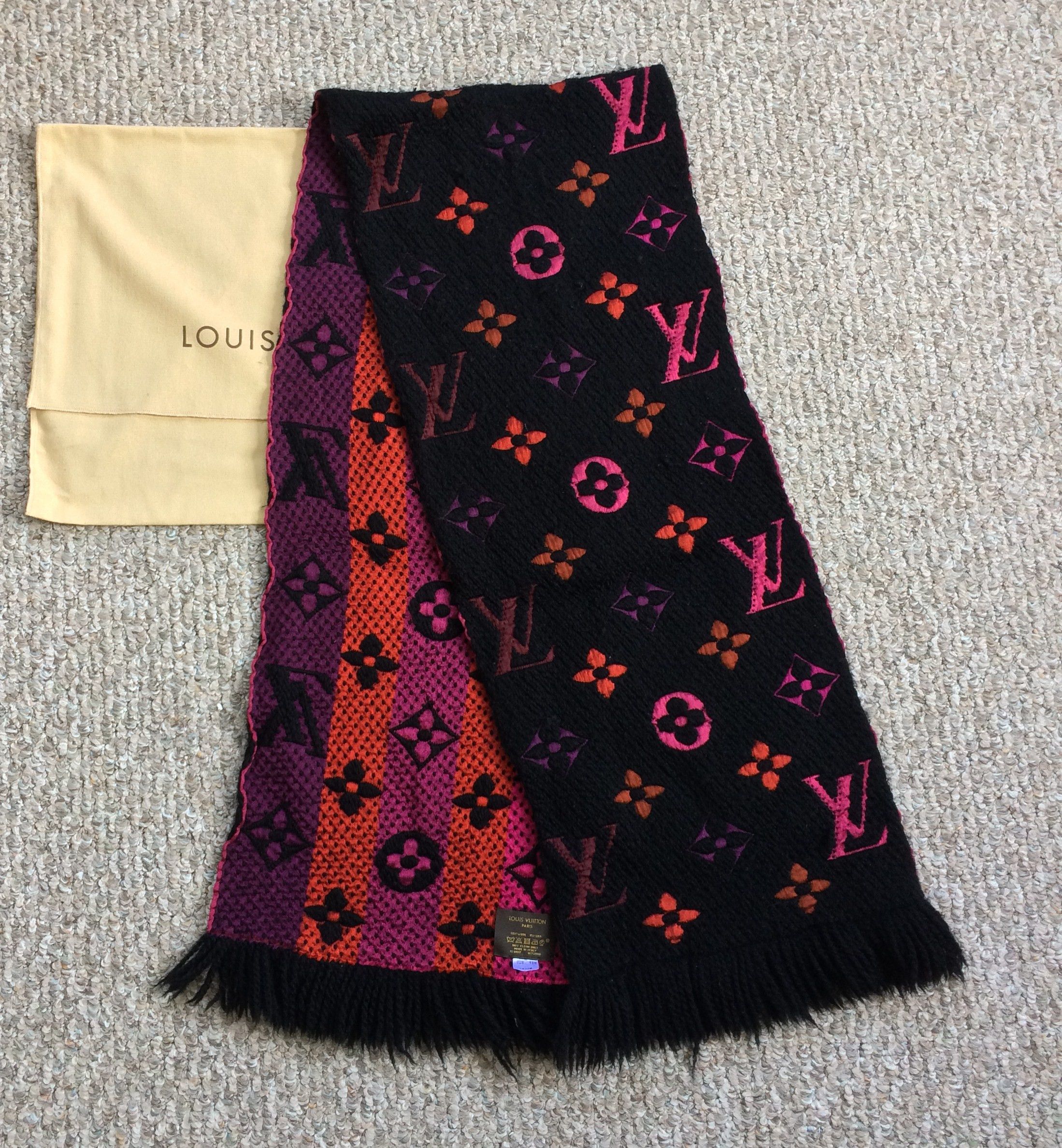 Louis Vuitton Louis Vuitton Logomania Multicolor Monogram Scarf Size ONE SIZE - 1 Thumbnail
