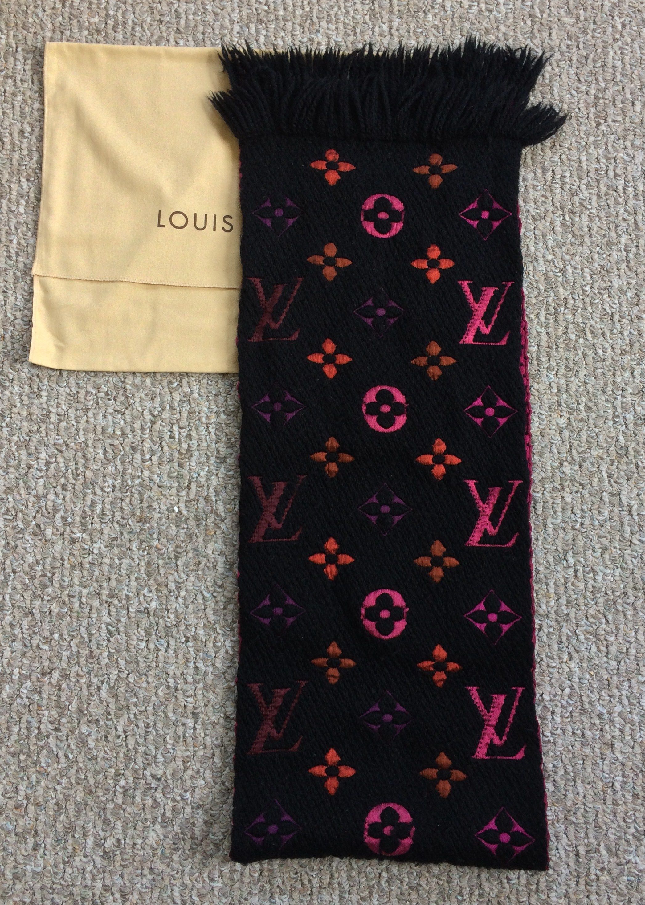 Louis Vuitton Louis Vuitton Logomania Multicolor Monogram Scarf Size ONE SIZE - 3 Thumbnail