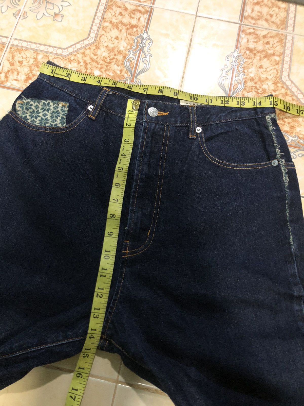 Issey Miyake SUNAOKUWAHARA BY ISSEY MIYAKE HIGH RISE BLUE DENIM JEANS Size US 30 / EU 46 - 10 Thumbnail