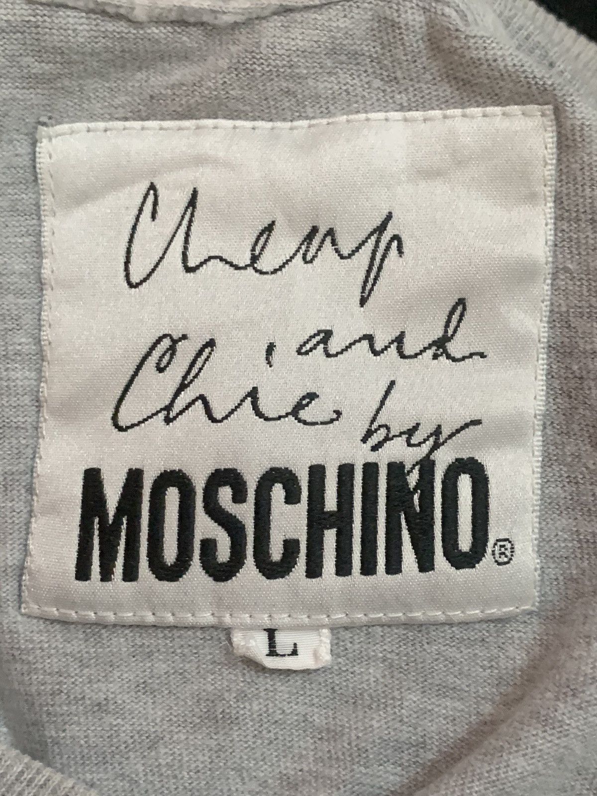 Moschino Moschino Safety graphic tee Size US L / EU 52-54 / 3 - 10 Thumbnail