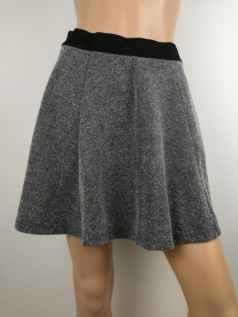 Divided H&M DIVIDED Grey Drawstring Mini Skirts | Grailed