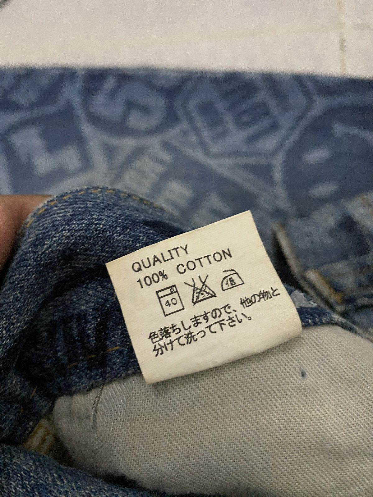 Japanese Brand × Vintage Offer‼️Vintage Co&Lu Fullprint Japanese Distress Denim Jeans Size US 34 / EU 50 - 7 Thumbnail