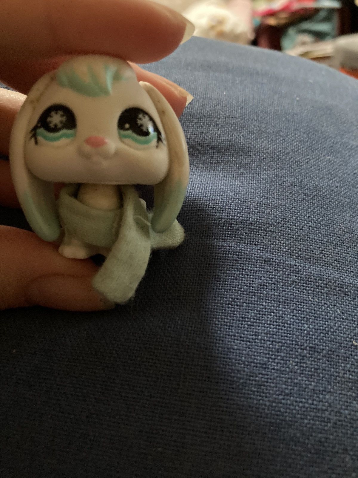 Figurine Littlest Pet Shop Lapin Fille (Girl Bunny Rabbit) - Figurine De Collection D'occasion