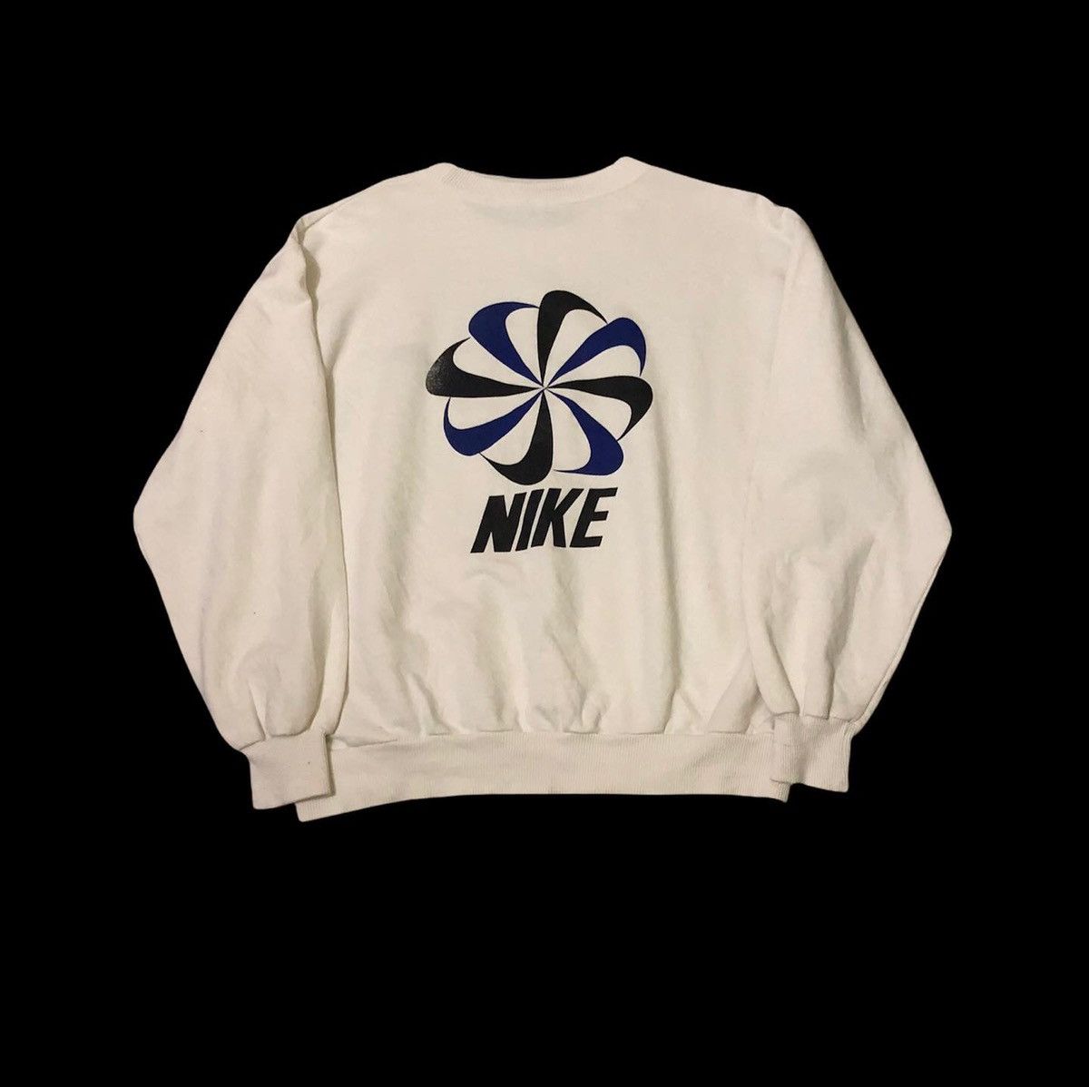 Vintage Vintage Sweatshirt 90s NIKE PINEWHEEL Big Logo Size US L / EU 52-54 / 3 - 1 Thumbnail