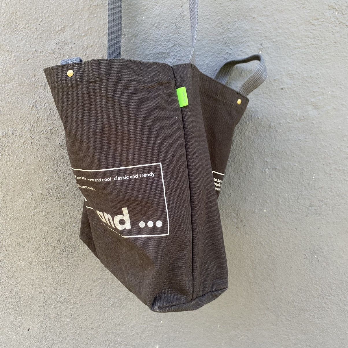 Japanese Brand Niko and Japanese Brand Sling Tote Bag ERD GRUNGE LGB Size ONE SIZE - 8 Thumbnail