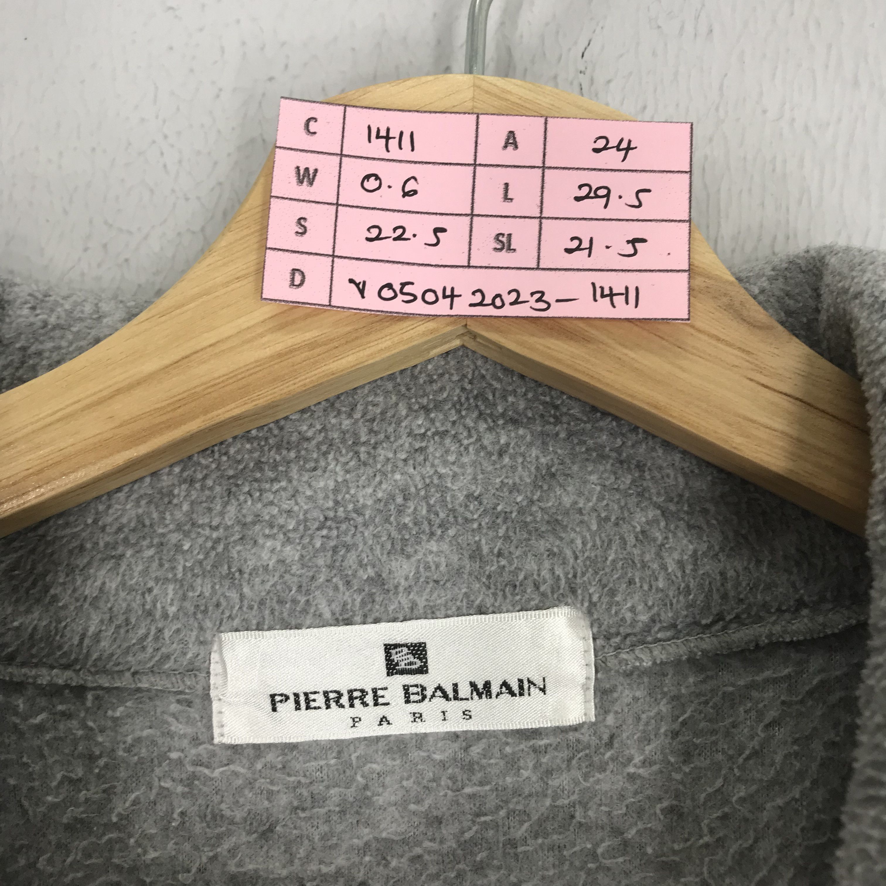 Japanese Brand Vintage Pierre Balmain Fleece Warmer Knitted Sweater Size US L / EU 52-54 / 3 - 10 Thumbnail