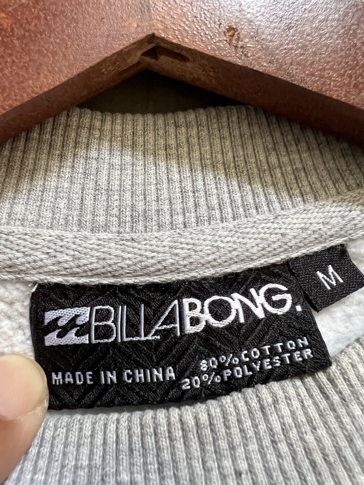 Billabong × Vintage Vintage 🏴‍☠️ 90s Bilabong Crewneck Sweatshirt Size US M / EU 48-50 / 2 - 14 Thumbnail