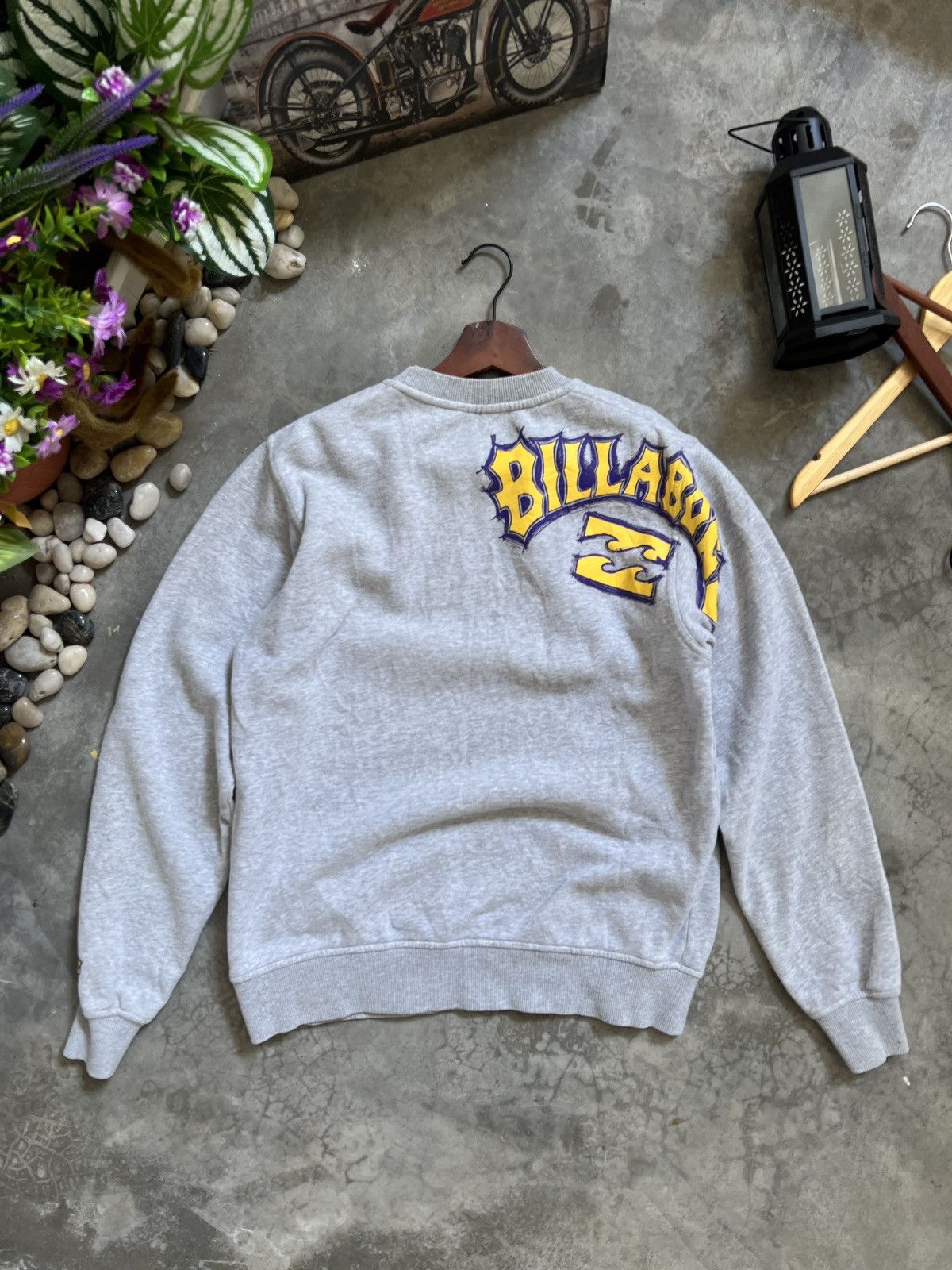 Billabong × Vintage Vintage 🏴‍☠️ 90s Bilabong Crewneck Sweatshirt Size US M / EU 48-50 / 2 - 1 Thumbnail