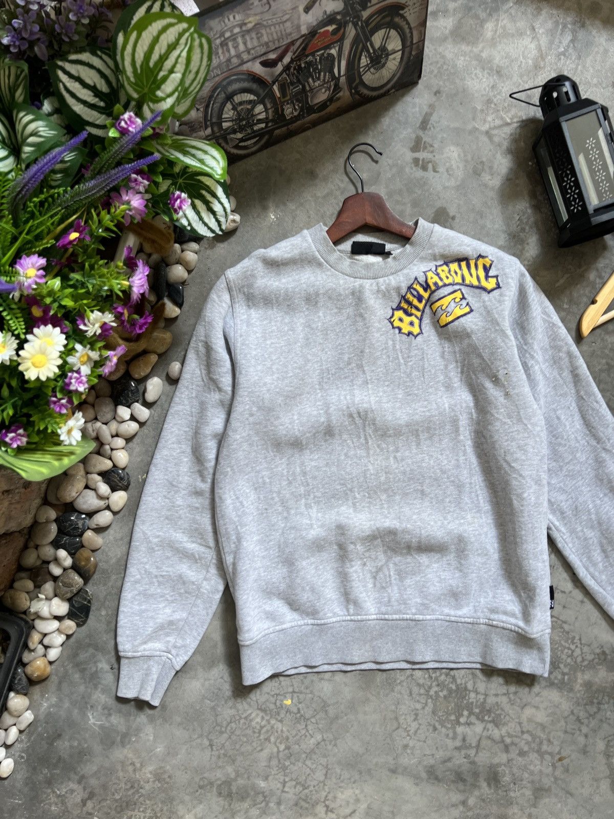 Billabong × Vintage Vintage 🏴‍☠️ 90s Bilabong Crewneck Sweatshirt Size US M / EU 48-50 / 2 - 7 Thumbnail