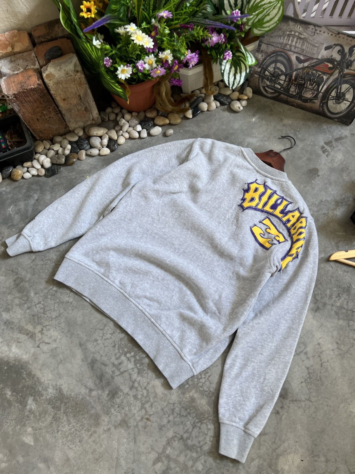 Billabong × Vintage Vintage 🏴‍☠️ 90s Bilabong Crewneck Sweatshirt Size US M / EU 48-50 / 2 - 4 Thumbnail
