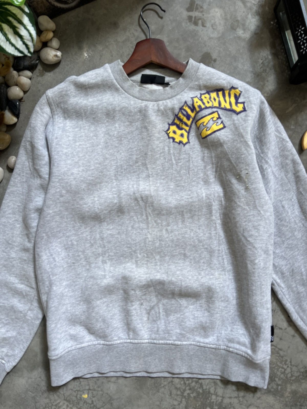 Billabong × Vintage Vintage 🏴‍☠️ 90s Bilabong Crewneck Sweatshirt Size US M / EU 48-50 / 2 - 6 Thumbnail